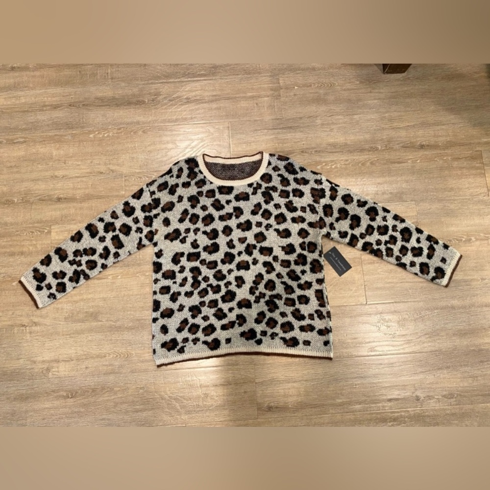 Cheetah Print Women's Sweater